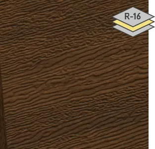 Chocolate Walnut color for steel Garaga garage doors